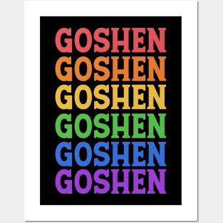 GOSHEN COLORFUL CITY Posters and Art